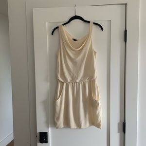 THEORY silk pocket dress